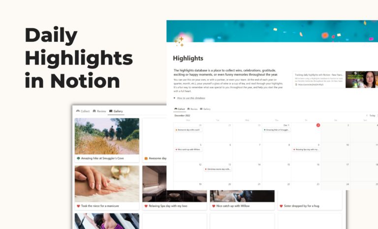 Notion Highlights Template