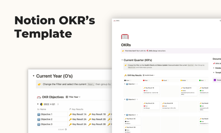 Notion OKR's Template