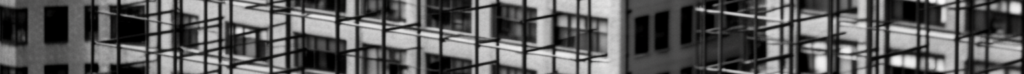 lattice-work in front of a building in black and white