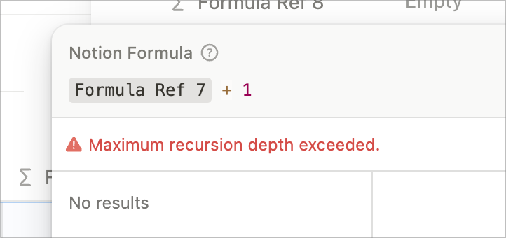 Maximum recursion depth exceeded