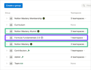 Notion Group Management