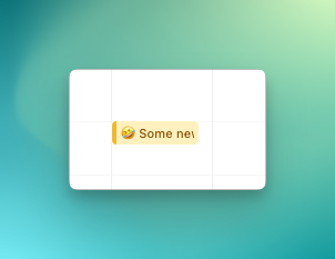 Emoji on a calendar event