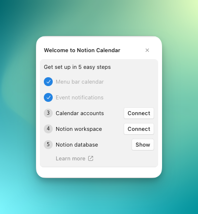 Welcome to Notion Calendar