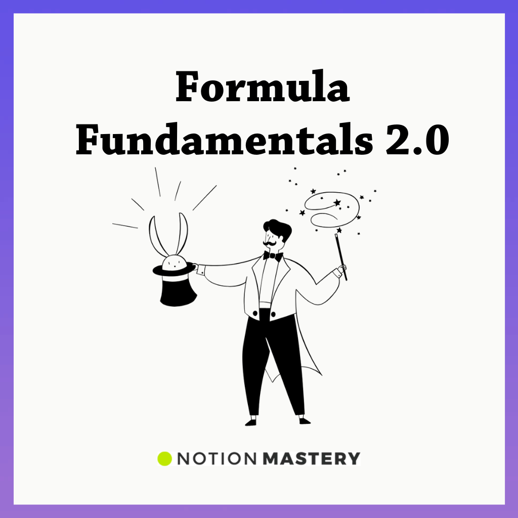 Formula Fundamentals